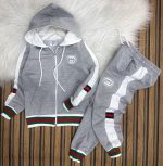 Kız Çocuk için İki İplik Kompakt Kumaş Kaliteli Eşofman Takımı - Görsel 4