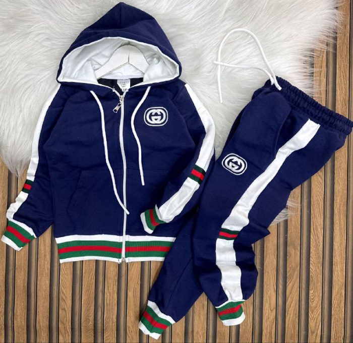 Kız Çocuk için İki İplik Kompakt Kumaş Kaliteli Eşofman Takımı - Görsel 3