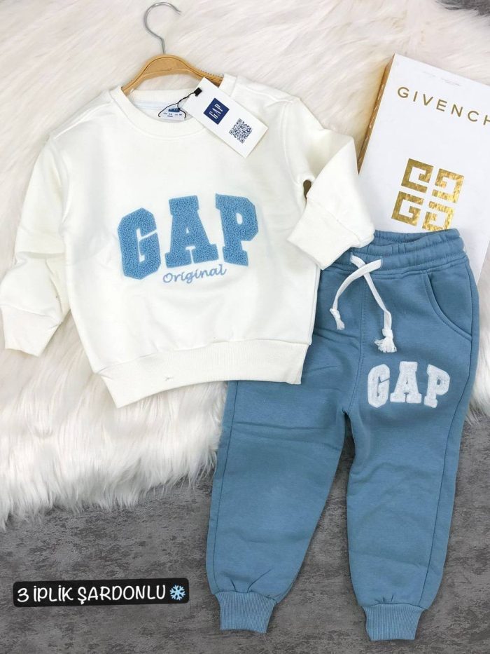 Yeni Sezon  Üç İplik Şardonlu Tam Kışlık Çocuk Alt Üst Takım   Kaliteli Ürün - Görsel 4