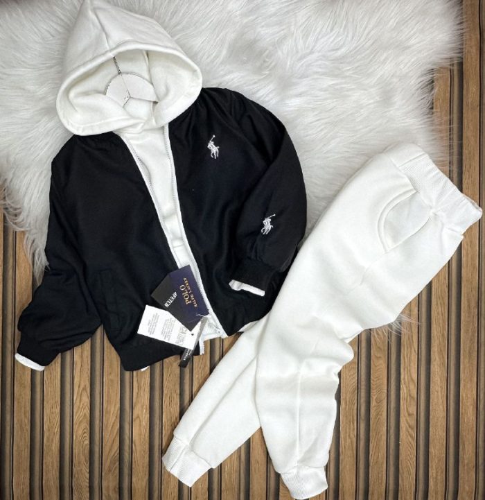 Süper Üçlü Kışlık Takım Yağmur Geçirmez Mont Kapüşonlu Şardonlu - Görsel 3