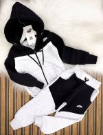 Kaliteli Erkek Çocuk Kışlık Jardonlu Eşofman Takımı - Sıcak ve Rahat StiL - Görsel 3