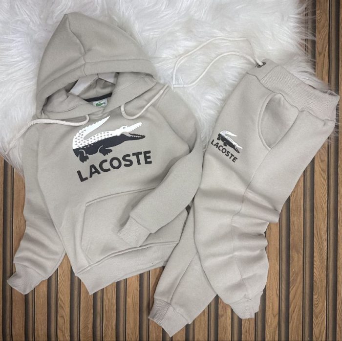 LACOSTE Çocuk 3 İplik Alt Üst Takım Eşofman - Görsel 3