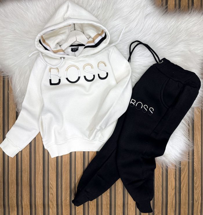 Yeni Sezon Erkek Çocuk Takımı Üç İplik, Kaliteli Ve Sıcacık - Görsel 3