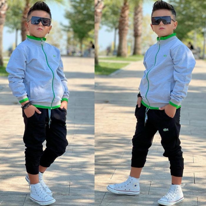 Yeni Sezon 2 İplik Kompakt Kumaş Lacoste Baskılı  Mükemmel Kalite - Görsel 2