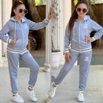 Kız Çocuk Yeni Sezon  Chanel Baskılı 2 İplik Kompakt Kumaş Şıklığı - Görsel 2