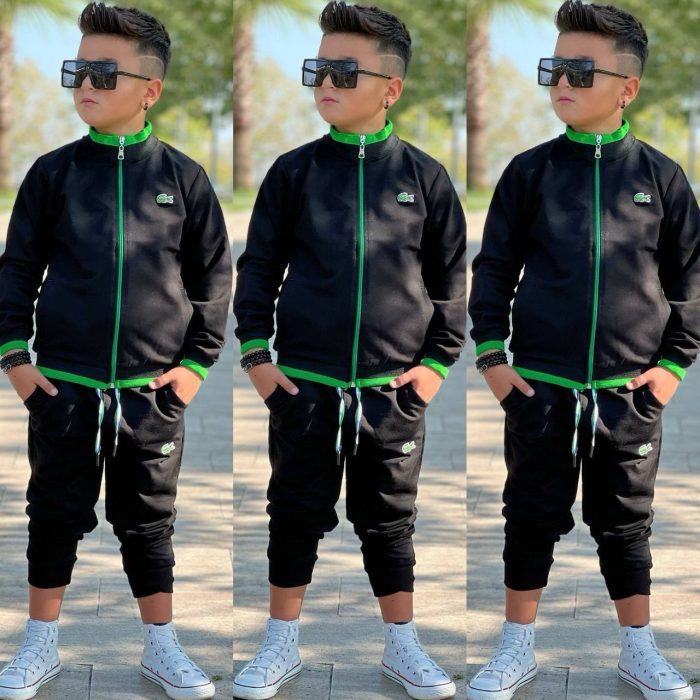 Yeni Sezon 2 İplik Kompakt Kumaş Lacoste Baskılı  Mükemmel Kalite - Görsel 5