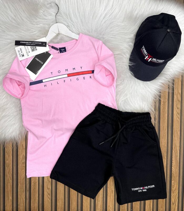 TOMMY HILFIGER A Plus Şortlu Şapkalı 3'lü Takım - Görsel 4