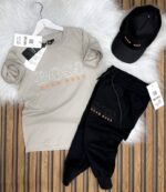 Pantolonlu Şapkalı 3 lü Takım  Erkek Çocuk - Görsel 3