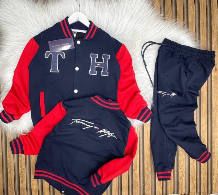 TOMMY HILFIGER Baskılı A Kalite 2 İplik Kompakt Kumaş Takım Şıklık ve Konfor Bir Arada - Görsel 3