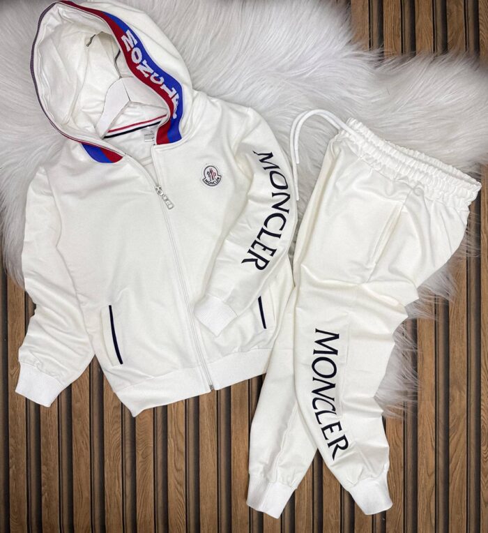 MONCLER Baskılı 2’li Takım2 İplik Kompakt Kumaş Mükemmel kalite - Görsel 5