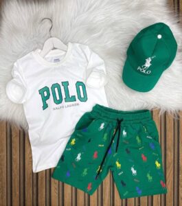 POLO Baskılı Süper Üçlü,Yaza Şık Gir