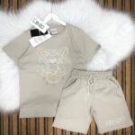 Kenzo Baskılı Şortlu Ve Tişörtlü Yazlık Takım