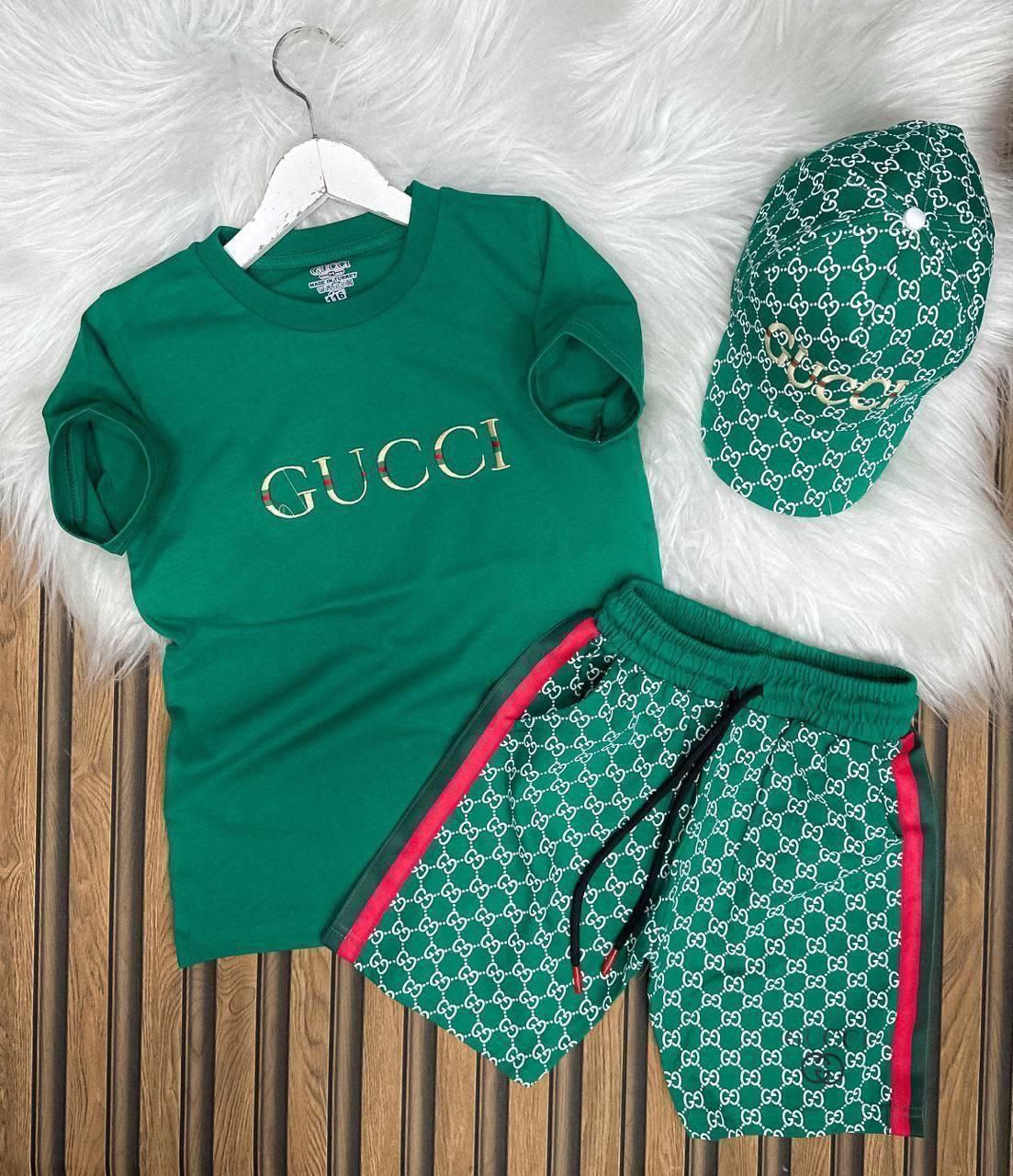 91f33db3-49c4-4538-93e9-2aba3054e38d Gucci Baskılı Şapkalı Takım A Klite - Görsel 1
