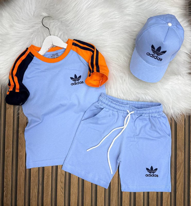 b7750b21-21eb-436f-bac1-55faa4776547 ADİDAS baskılı Süper Üçlü - Görsel 1