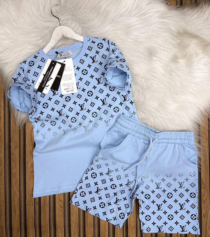 e0170992-6e3c-4454-9eb8-3df8fe38aa03 Lacoste Baskılı Şapka Kısa Kollu Tişört Şort Takımı Yazlık 3Lü Kombin - Görsel 1