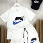 NIKE Baskılı Süper Üçlü Şapka,Şort,Tişört
