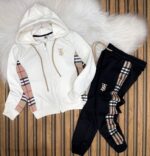 Burberry Baskılı Alt Üst Takım - Görsel 4