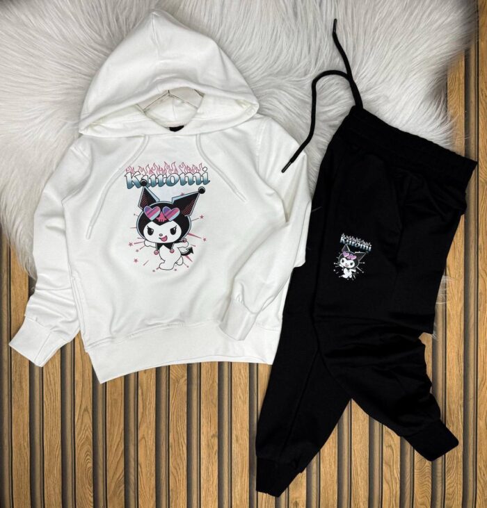 DISNEY KUROMİ Baskılı A Kalite Kapüşonlu Takım - Görsel 2