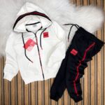 Hugo Baskılı Kapüşonlu Kışlık Takım