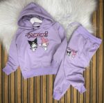 DISNEY KUROMİ Baskılı A Kalite Kapüşonlu Takım - Görsel 5