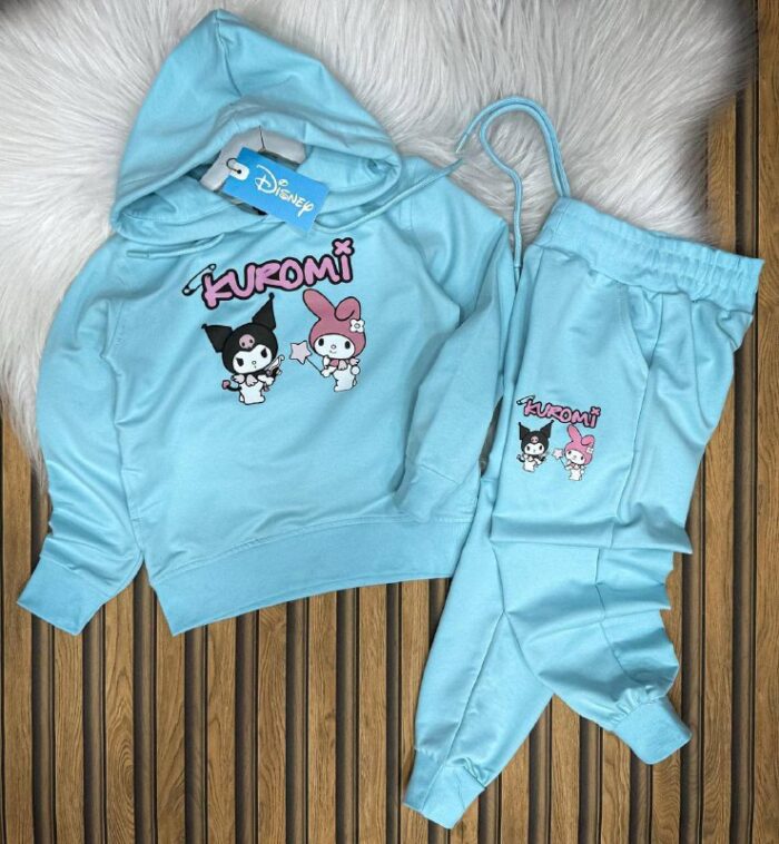 DISNEY KUROMİ Baskılı A Kalite Kapüşonlu Takım - Görsel 3