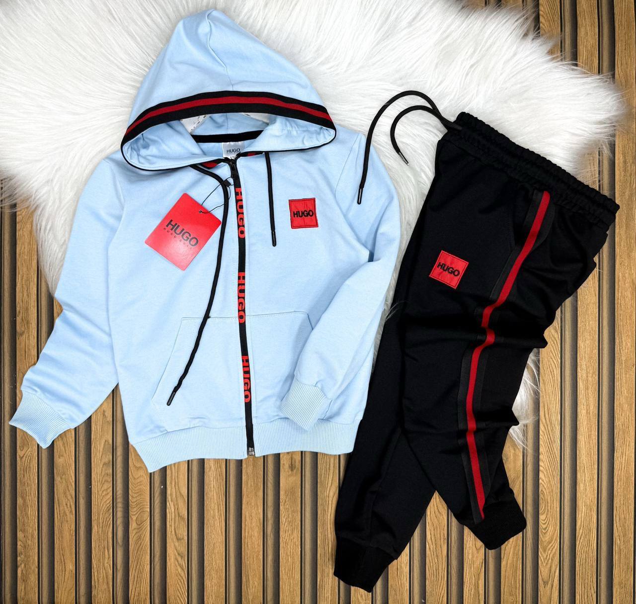 cfa08b22-830c-463f-83db-2c24f14cfa0d Hugo Boss Baskılı Suprem Pamuklu Kumaş A Kalite Alt Üst - Görsel 1