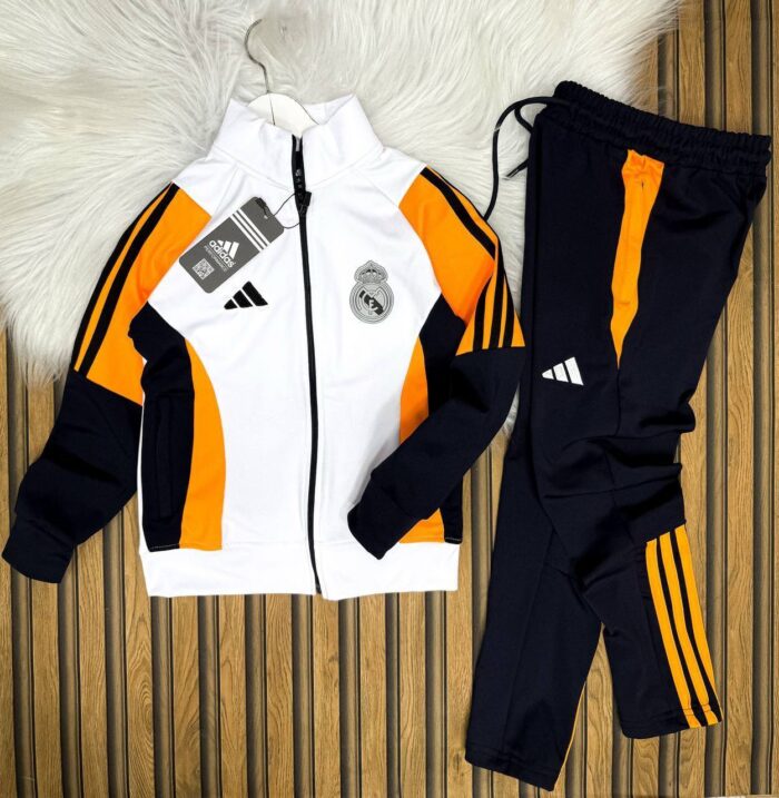 Adidas Baskılı Eşofman Takımı Dalgıç Kumaş - Görsel 4