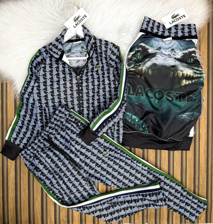 Lacoste Baskılı Dalgıç Kumaş Takım - Görsel 4