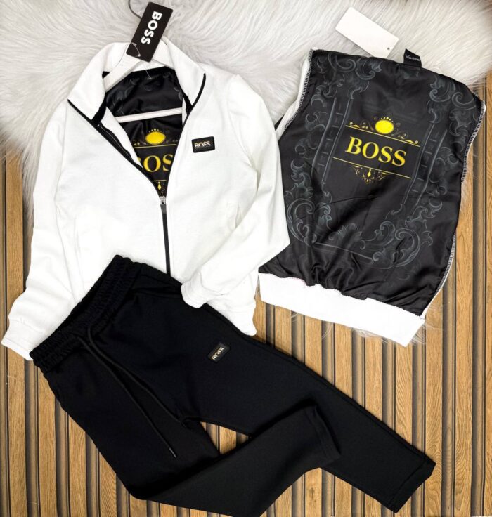 Boos Baskılı Suprem Pamuklu Kumaş Takım - Görsel 3