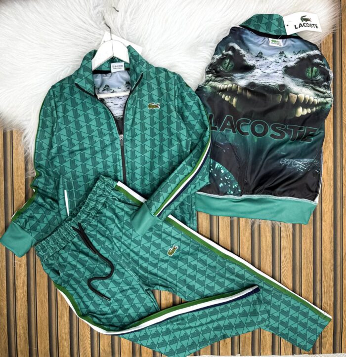 Lacoste Baskılı Dalgıç Kumaş Takım - Görsel 3