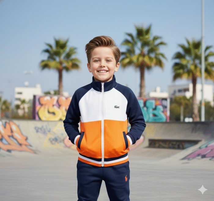 Lacoste Baskılı Suprem Kumaş Pamuklu Penye Takım - Görsel 3