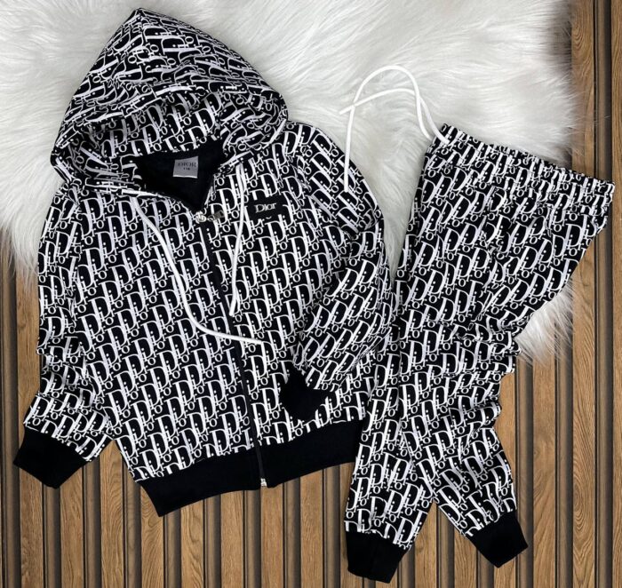 Dior Monogram Desenli Eşofman Takımı - Görsel 3