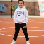 Nike Baskılı Üç İplik Şardonlu Tam Kışlık Takım