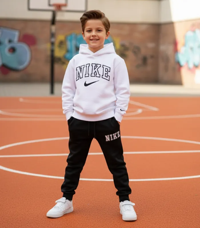 urun-gorseli (31) Nike Baskılı Üç İplik Şardonlu Tam Kışlık Takım - Görsel 1