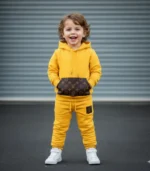 Louıs Vuıtton Baskılı Tam Kışlık Takım Üç İplik