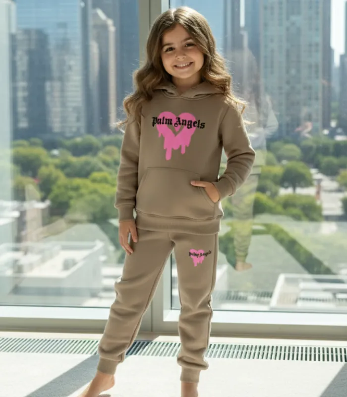 1 (13) Palm Angels Baskılı Üç İplik Şardonlu Takım - Görsel 1