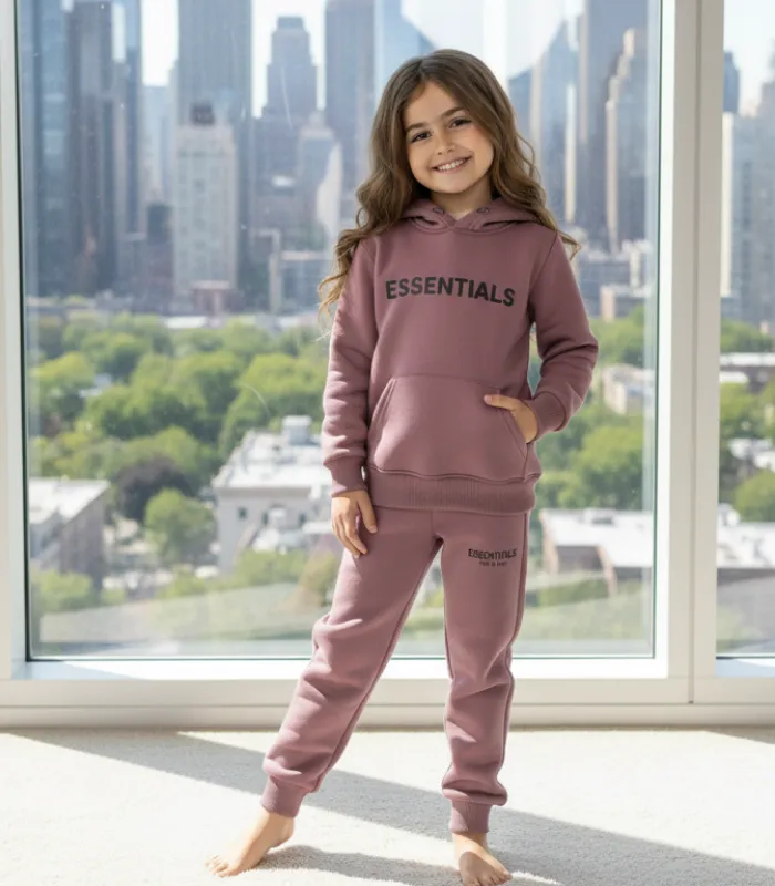 1 (16) Essentıals Baskılı Üç İplik Şardonlu Takım - Görsel 1