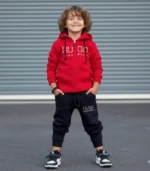 Hugo Baskılı Üç İplik Şardonlu Tam Kışlık Takım