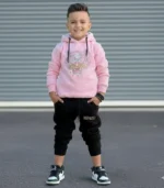 Kenzo Baskılı Şardonlu Kışlık Takım Üç İplik Takım