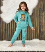 Moschıno Baskılı Üç İplik Şardonlu Takım