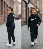 Nike Baskılı Suprem Kumaş Sıkı Dokuma Kapüşonlu Takım - Görsel 2