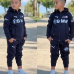 BMV Puma Baskılı Üç İplik Şardonlu Tam Kışlık Takım