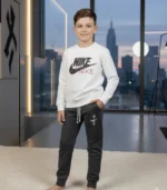 Nike Baskılı Suprem Pamuklu Kumaş Alt Üst Şık Takım