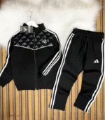 Adidas Baskılı Doubleface Kumaş Alt Üst Eşofman Takımı A Kalite - Görsel 4